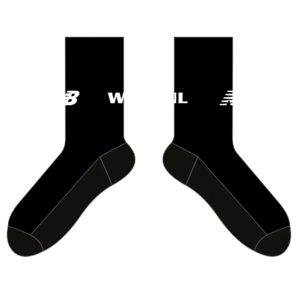 WRFL Laverton Magpies FNC | NB Crew Length Socks