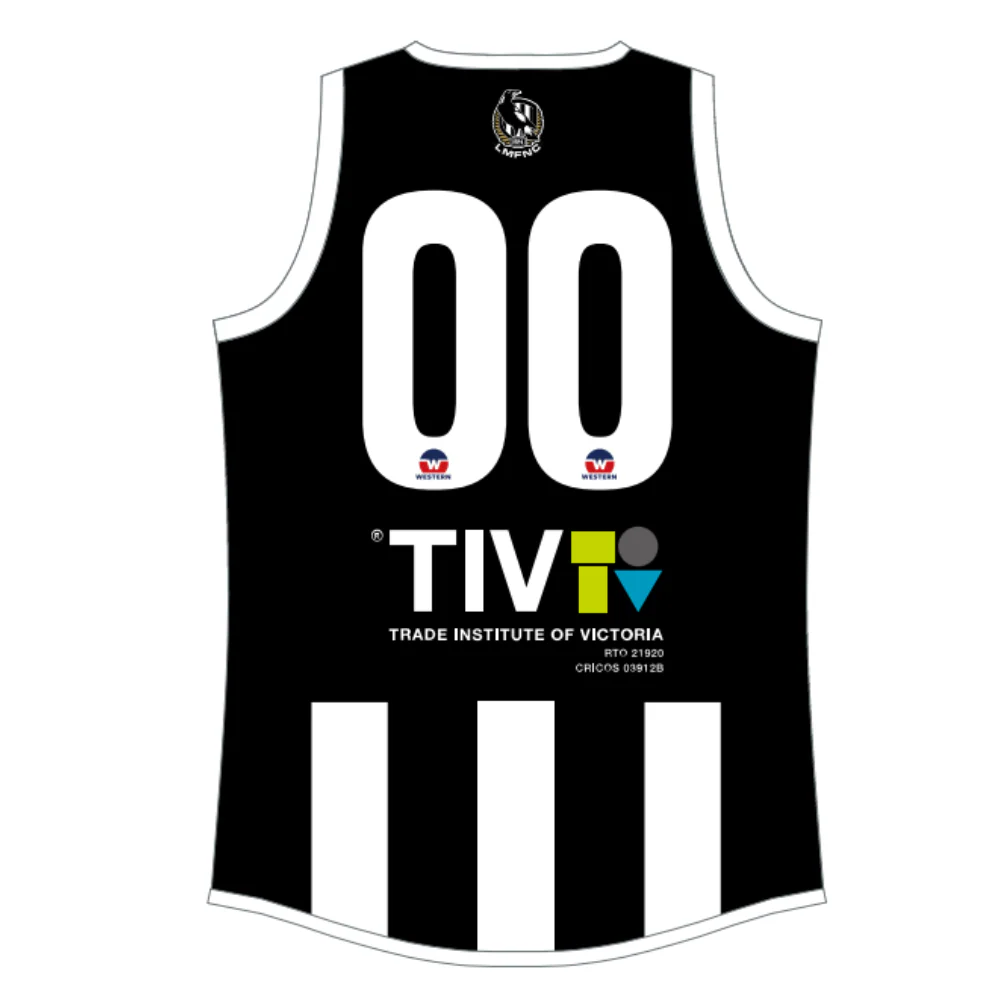 WRFL Laverton Magpies FNC | NB Reversible Guernsey - Sleeveless - Image 2