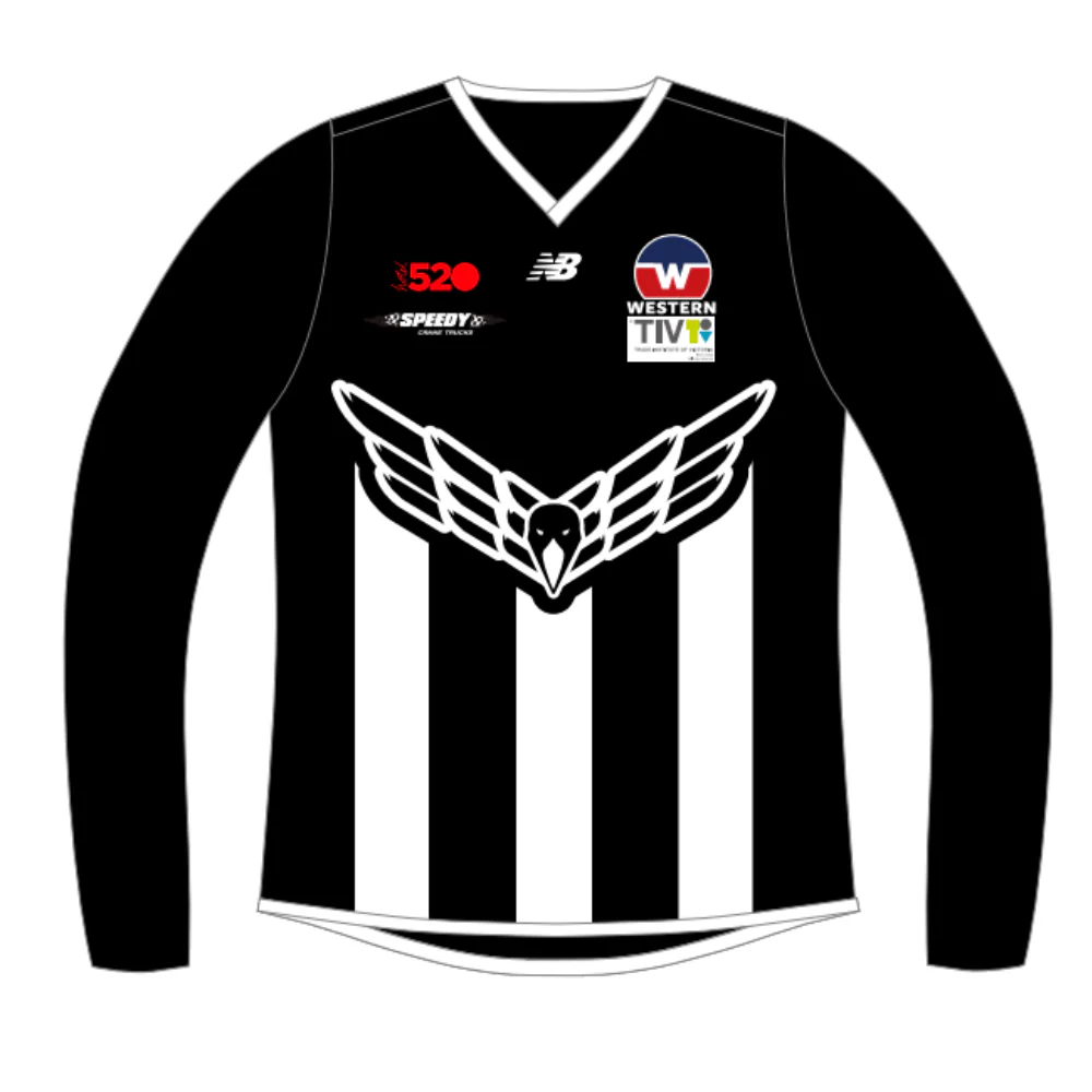 WRFL Laverton Magpies FNC | NB Reversible Guernsey - Long Sleeve