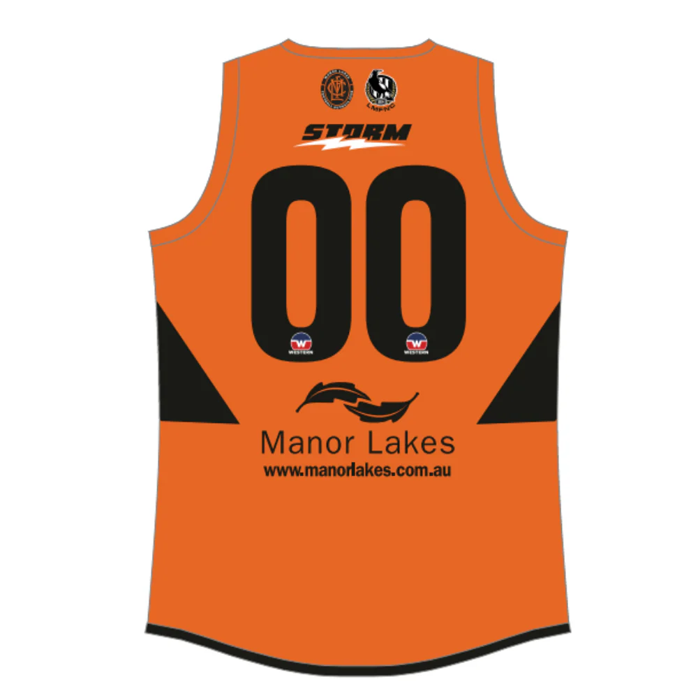 WRFL Manor Lakes FC | NB U18 Reversible Guernsey - Sleeveless - Image 2
