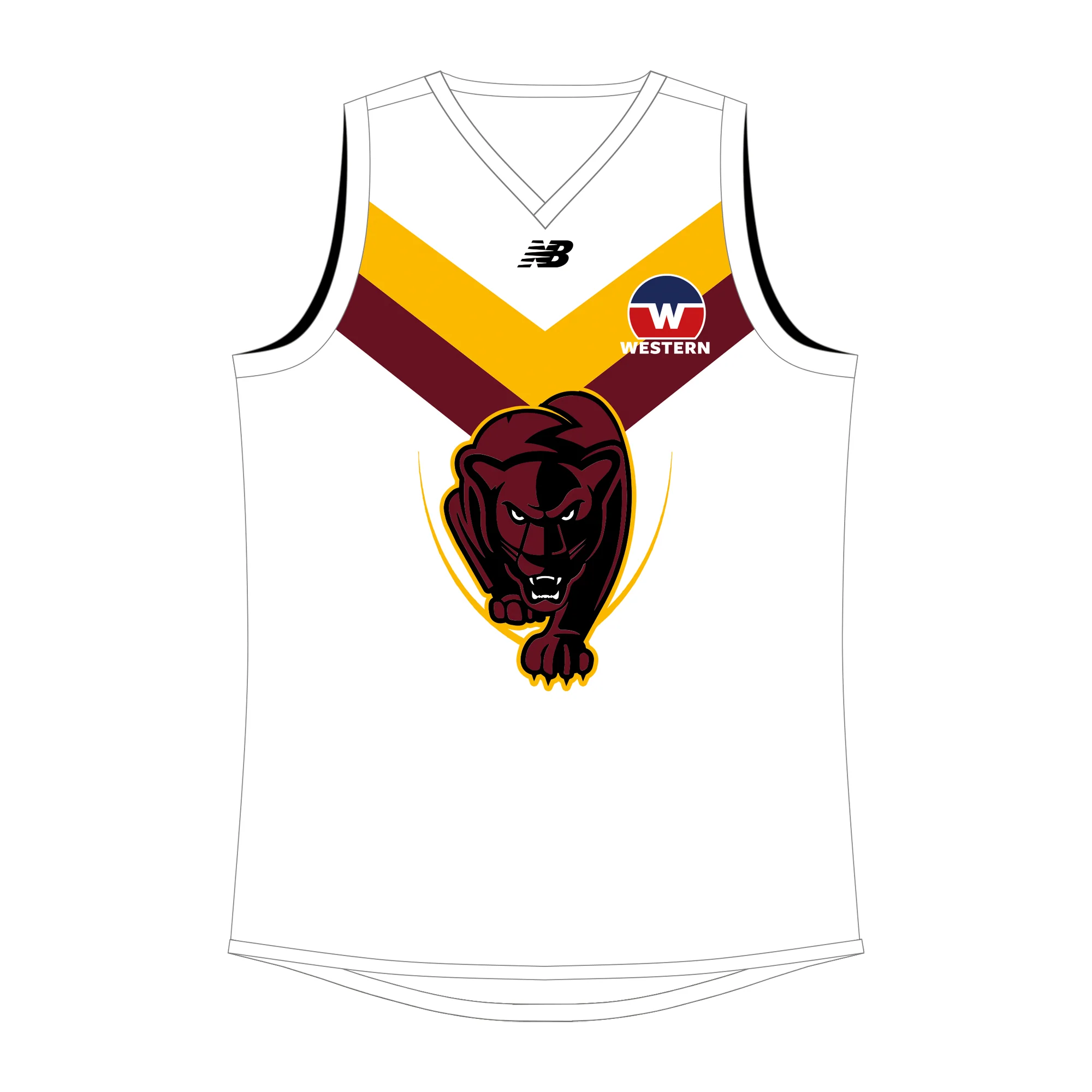 WRFL Newport Football Club | NB U18's Reversible Guernsey Sleeveless