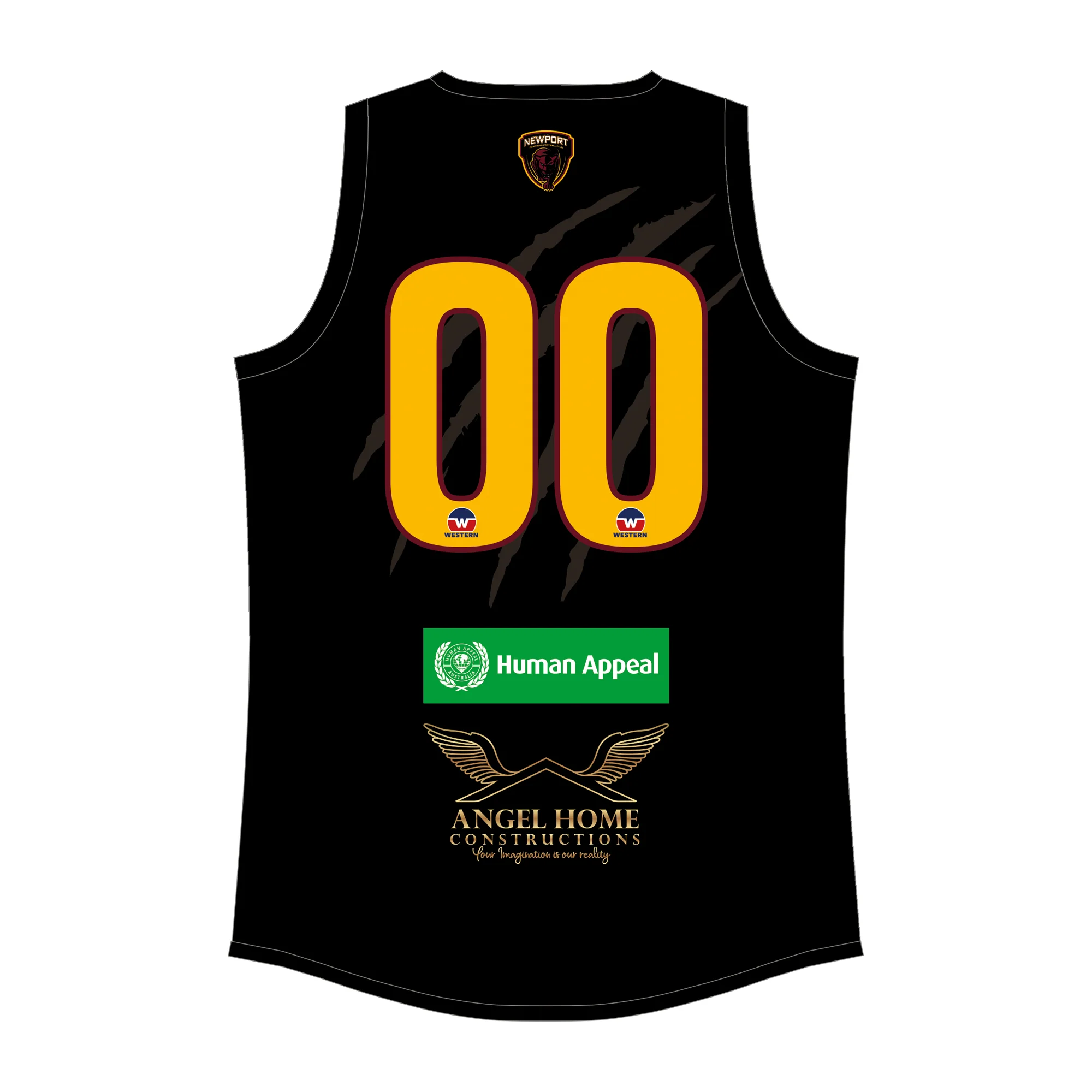 WRFL Newport Football Club | NB U18's Reversible Guernsey Sleeveless - Image 4