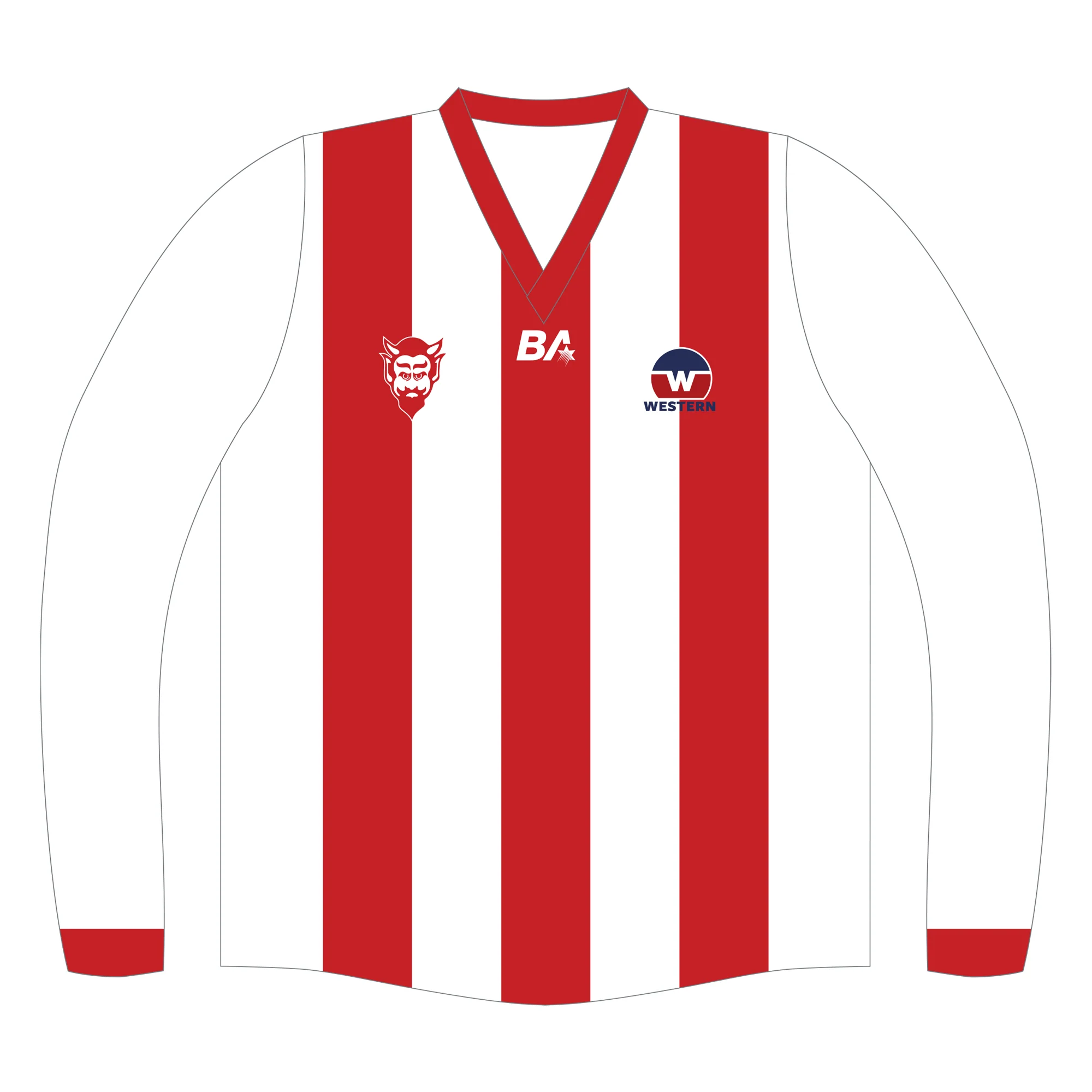 WRFL North Footscray FC | BA LS Reversible Senior Guernsey - Image 3