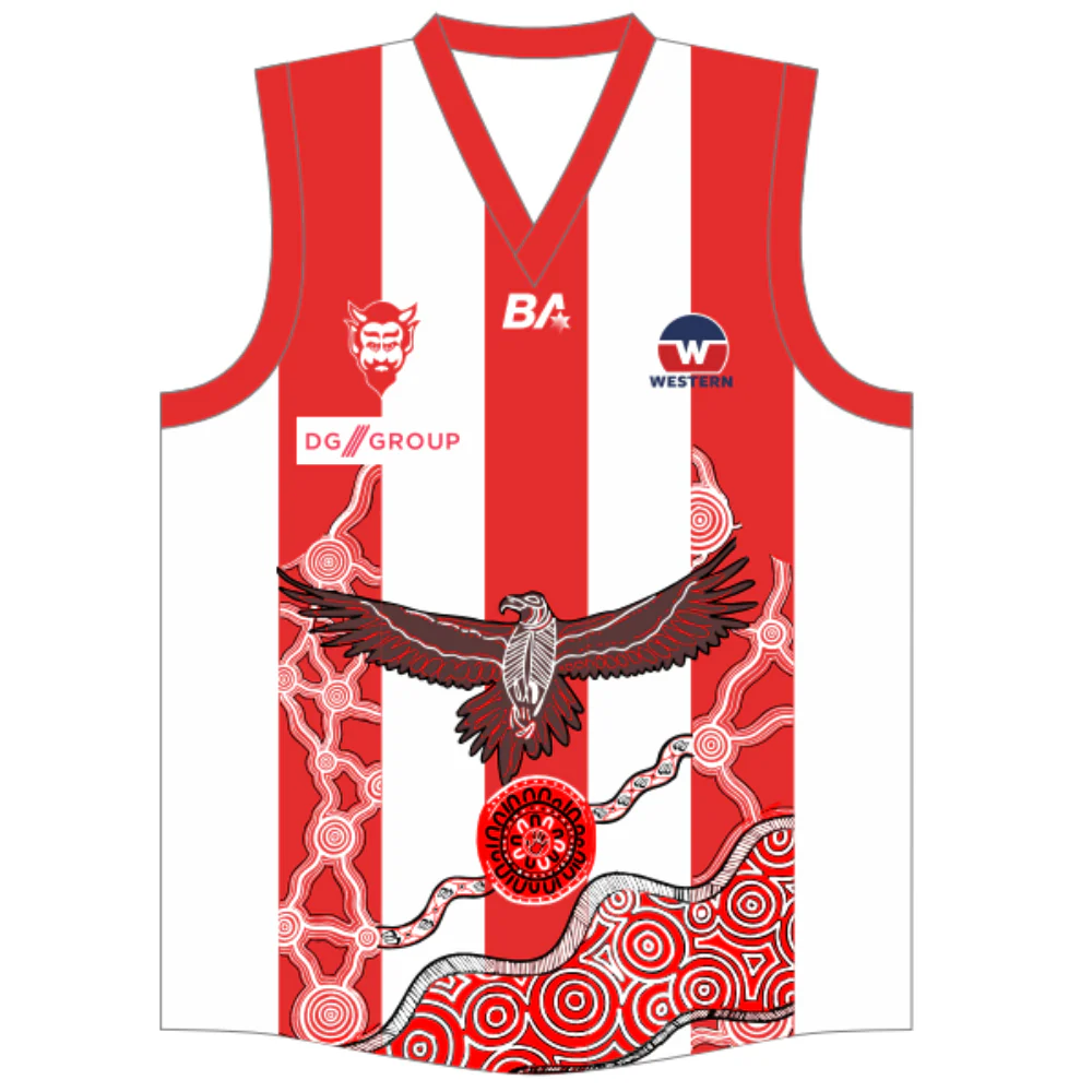 WRFL North Footscray FC | BA Reversible Senior Guernsey - Sleeveless - Image 3