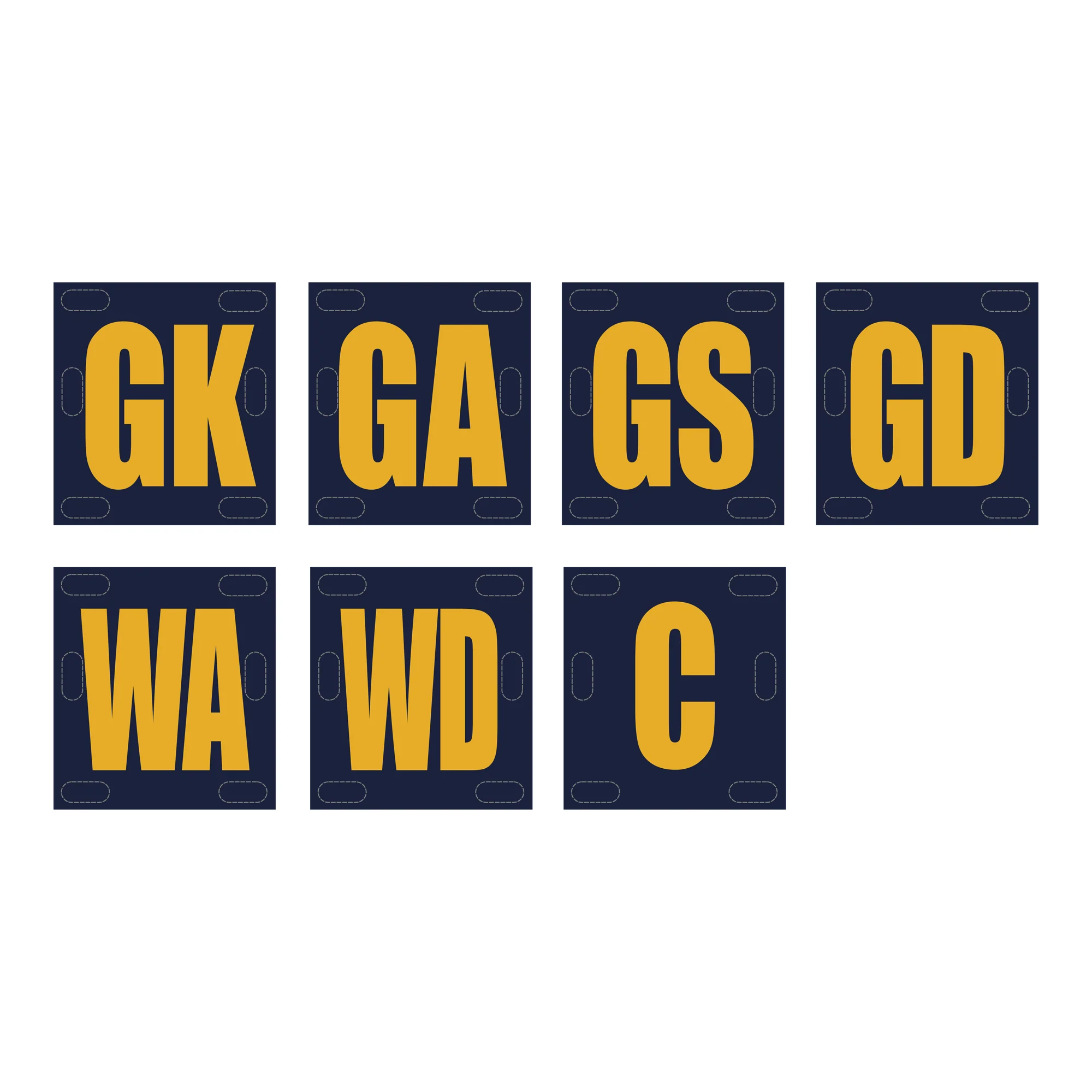 WRFL Sunshine FNC | Netball Bib - 1