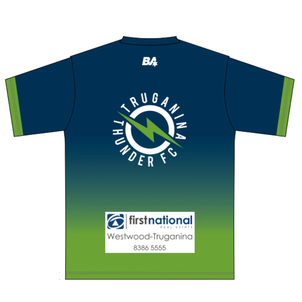 WRFL Truganina Thunder FC | BA Warm Up Tee - Image 2