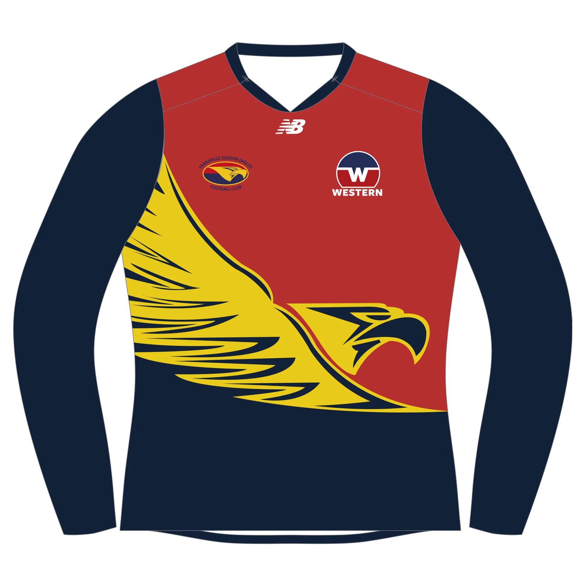 WRFL Yarraville Seddon Eagles | NB Guernsey - Long Sleeve