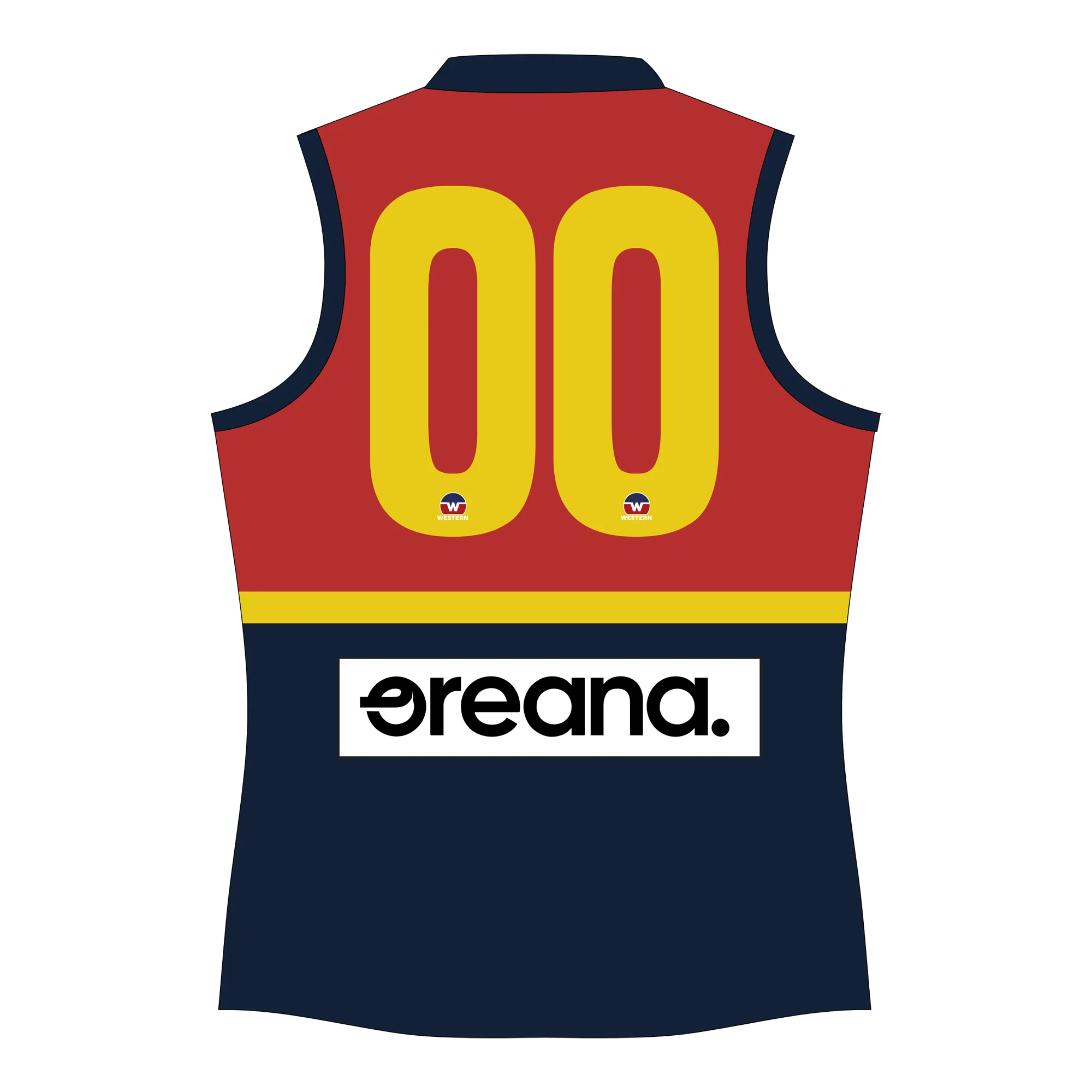 WRFL Yarraville Seddon Eagles | NB Guernsey - Sleeveless - Image 2