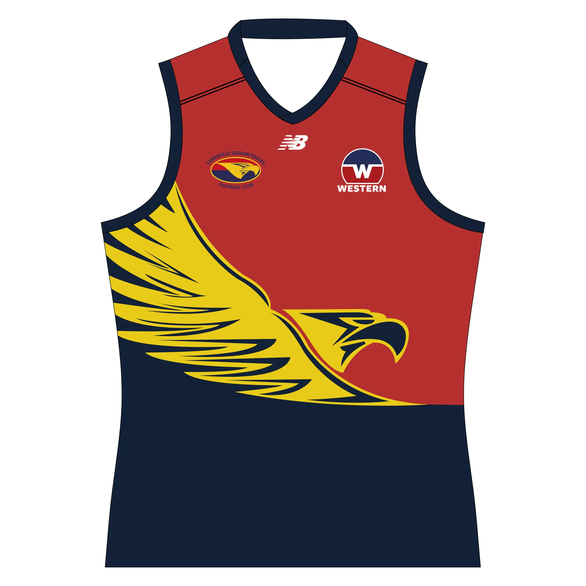 WRFL Yarraville Seddon Eagles | NB  Guernsey - Sleeveless